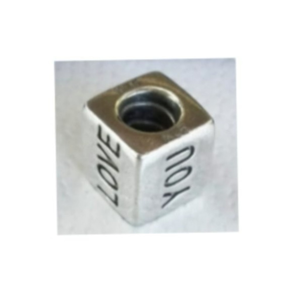 Pandora 14K I Love You Heart Charm Bead Cube 925 Sterling Silver 790200 - Picture 3 of 6